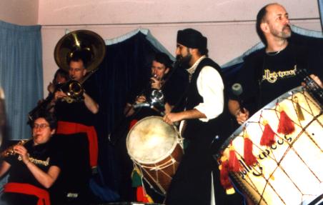 Bollywood Brass Band in Ipswich, photo by The Mollis