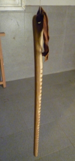 Charrasco stick with serrated edge