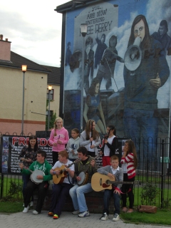Youth Band at Free Derry Corner